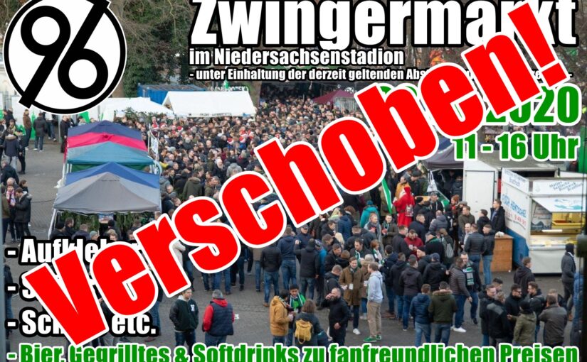 Abgesagt und auf unbestimmte Zeit verschoben! Zwingermarkt im Niedersachsenstadion