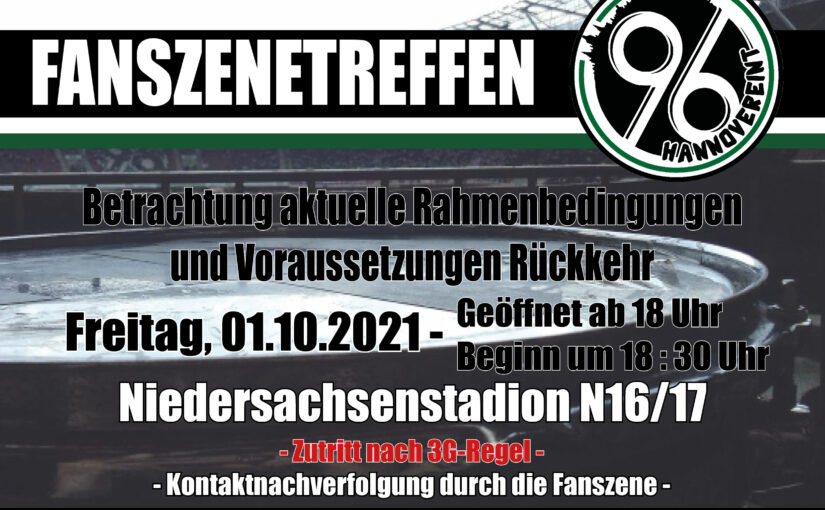 Fanszenetreffen im Niedersachsenstadion