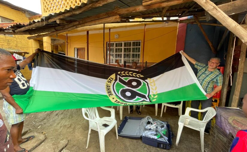 Jubiläumsflagge für Sierra Leone Chapter